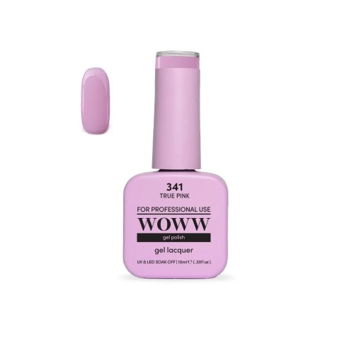 Ημιμόνιμο Βερνίκι New Woww Cosmetics 10ml True Pink - 341